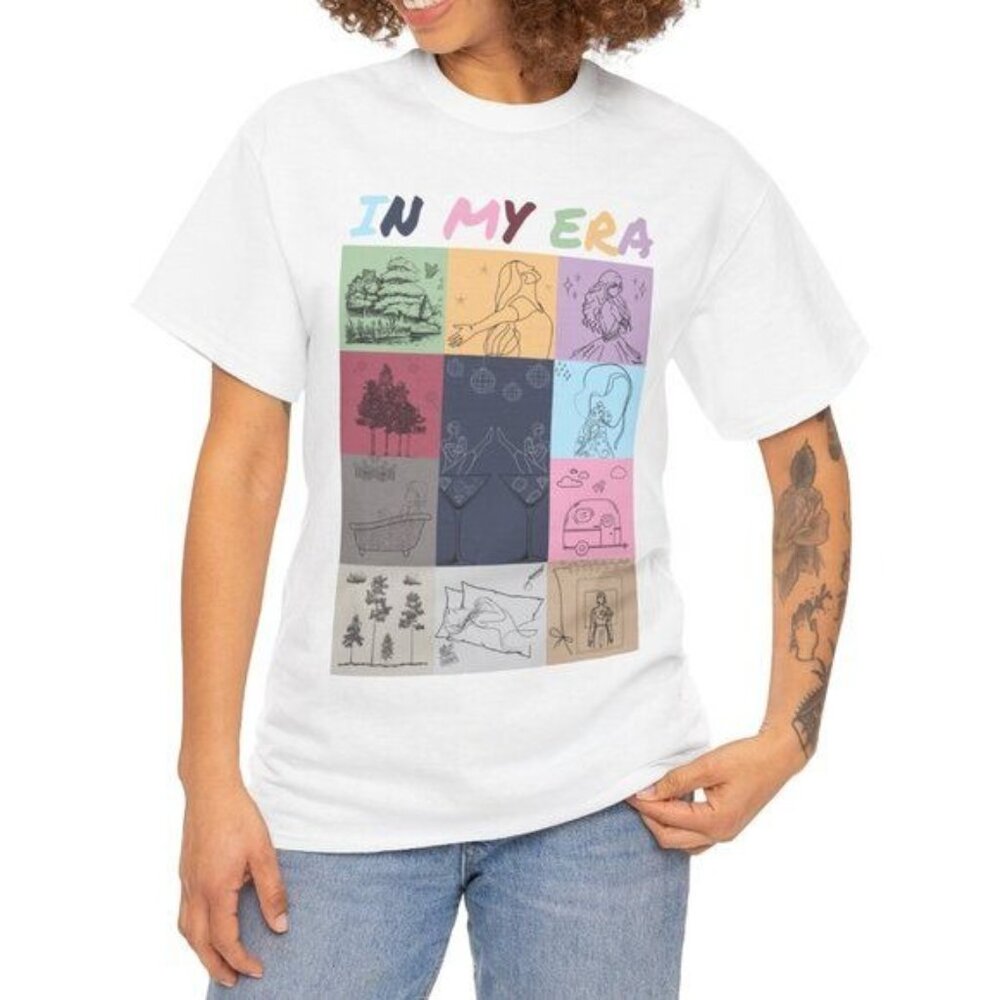 Taylor Swift In My Era Eras Tour Inspired Crew Neck T-shirt Tee Size M NWOT